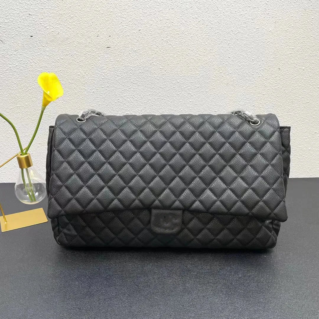 Women Designer CC Tote Bag Luxury Shipping Handbag 46cm Jumbo Capacity CF Flap High Quality Bags Caviar Skin Chain Boarding Shoulder Bag Lady Handles Diamond Plaid From 95 44 DHgate