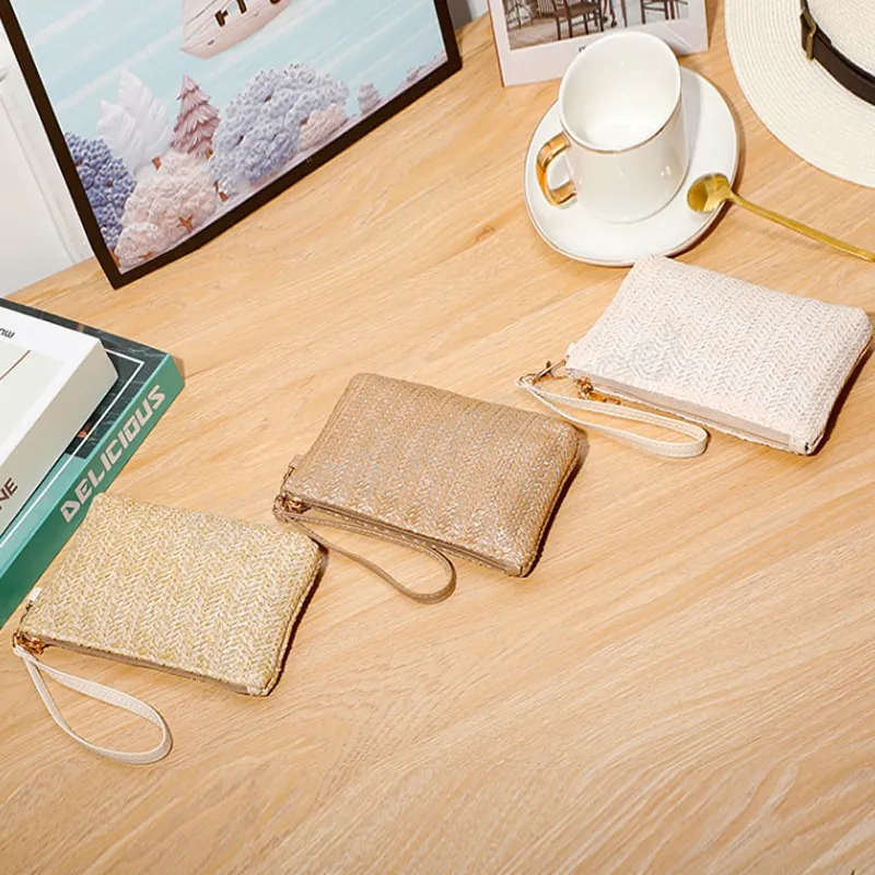 Pochette di paglia clearance