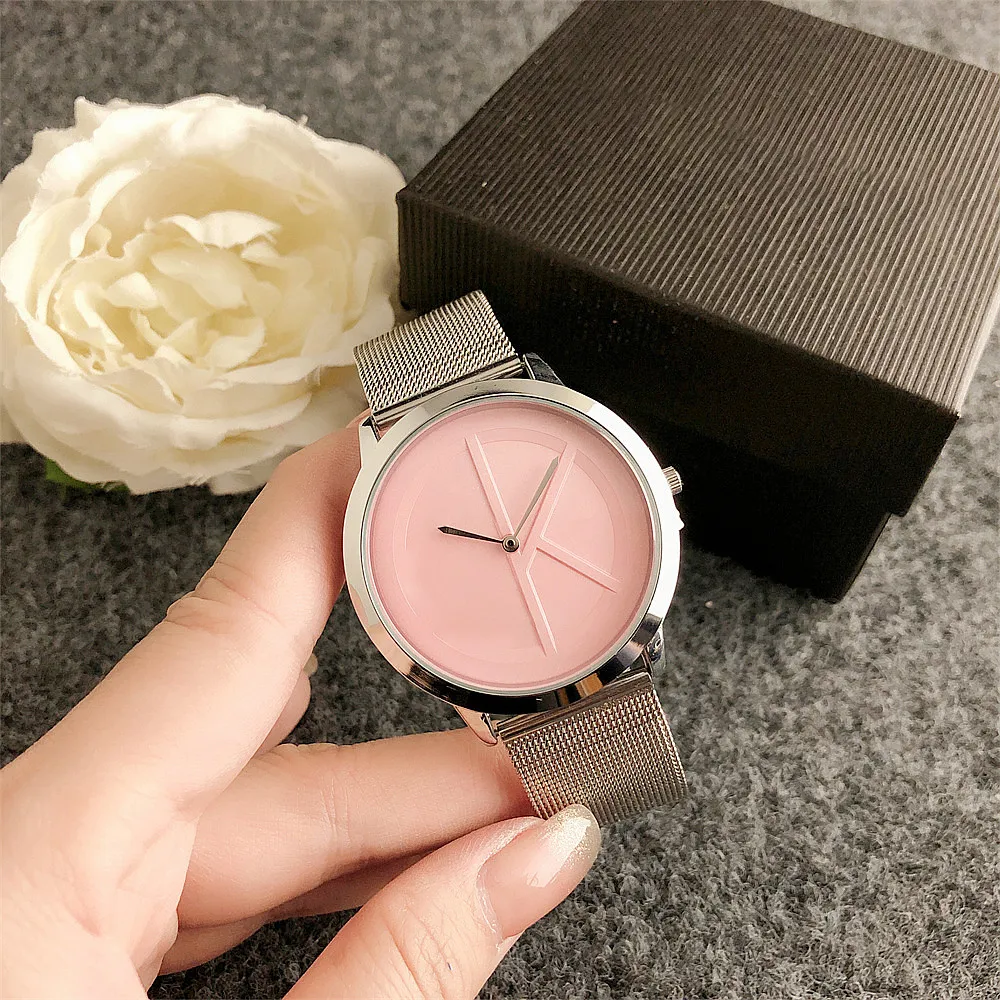 Black Stainless Steel Mesh Band Quartz Wrist Watch For Men