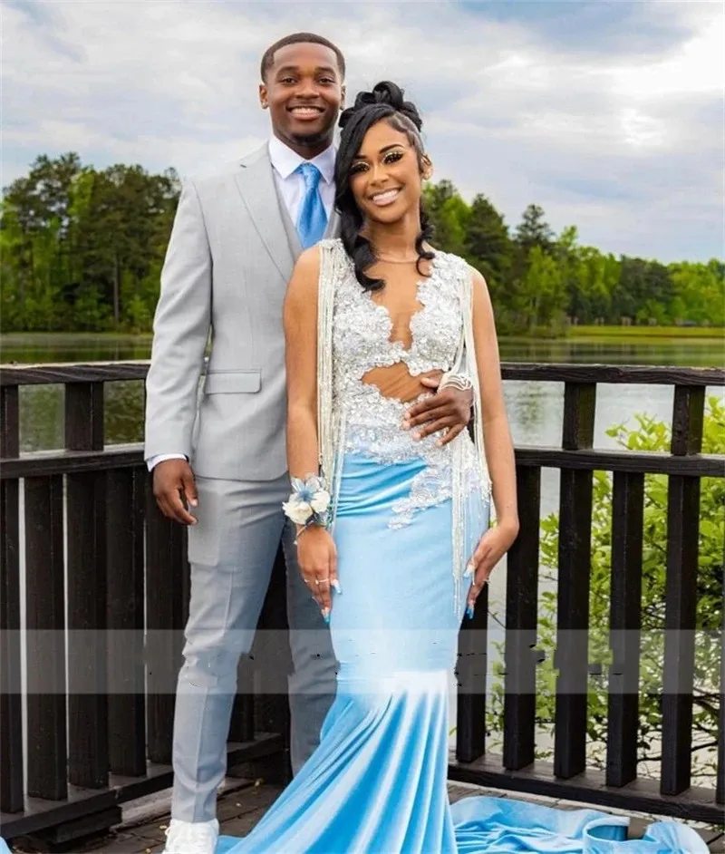 Sexy blue lace dress discount