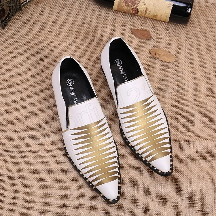 mens white loafers with gold buckle