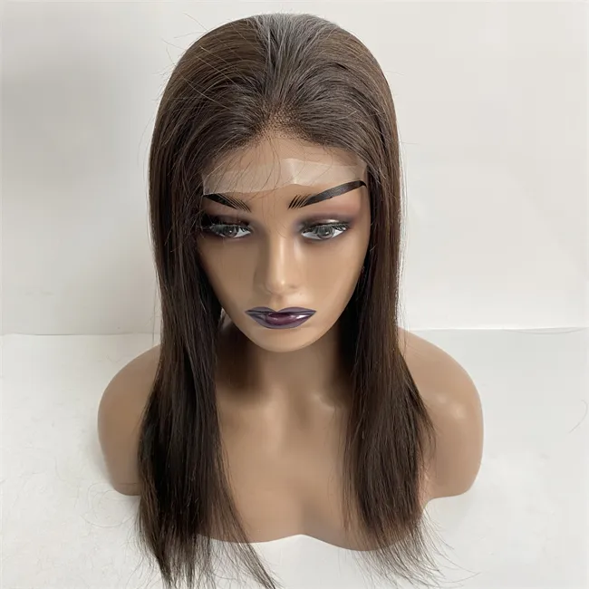16 inches Peruvian Virgin Human Hair Hairpiece 7x9 Lace Base  display picture 3