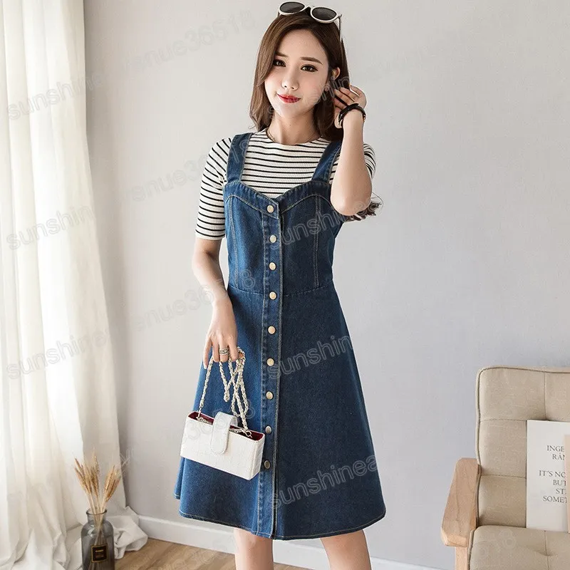 Dress overalls knee length top
