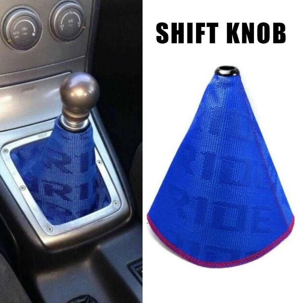 Bartoo Universal JDM Style Bride Recaro Hyper Fabric Shift Knob Boot