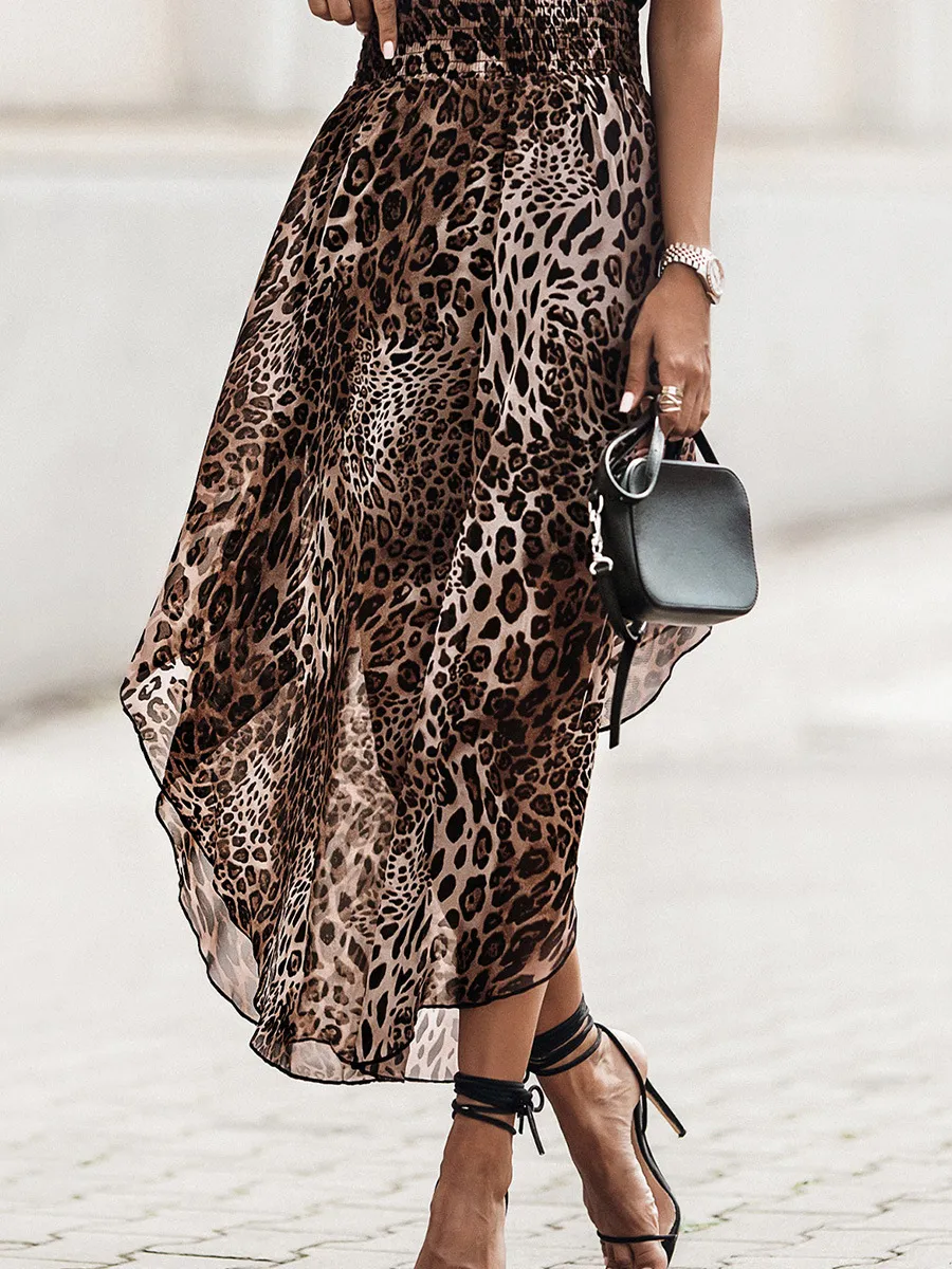 Gonna store leopardata lunga