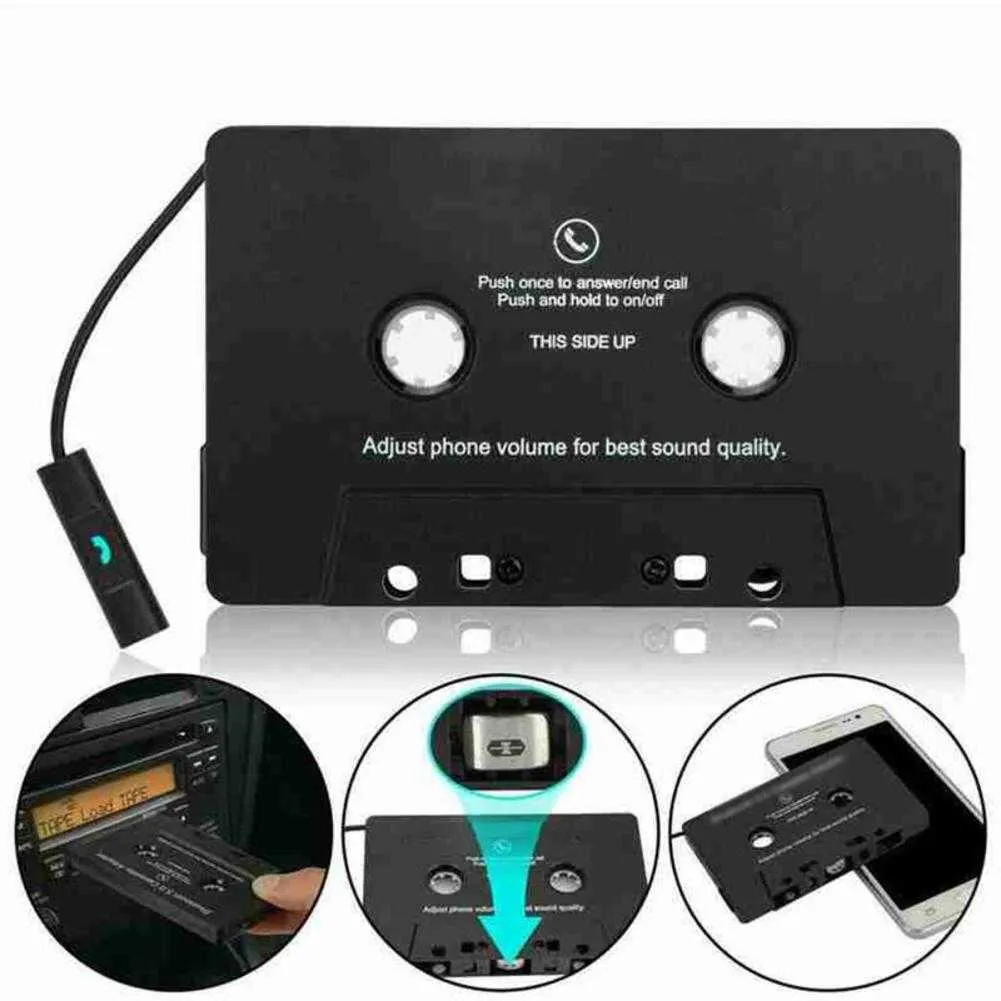 Car Bluetooth Cassette Adapter for Car with Stereo Audio , Wireless Cassette  Tape to Aux Adapter Smartphone Cassette Adapter