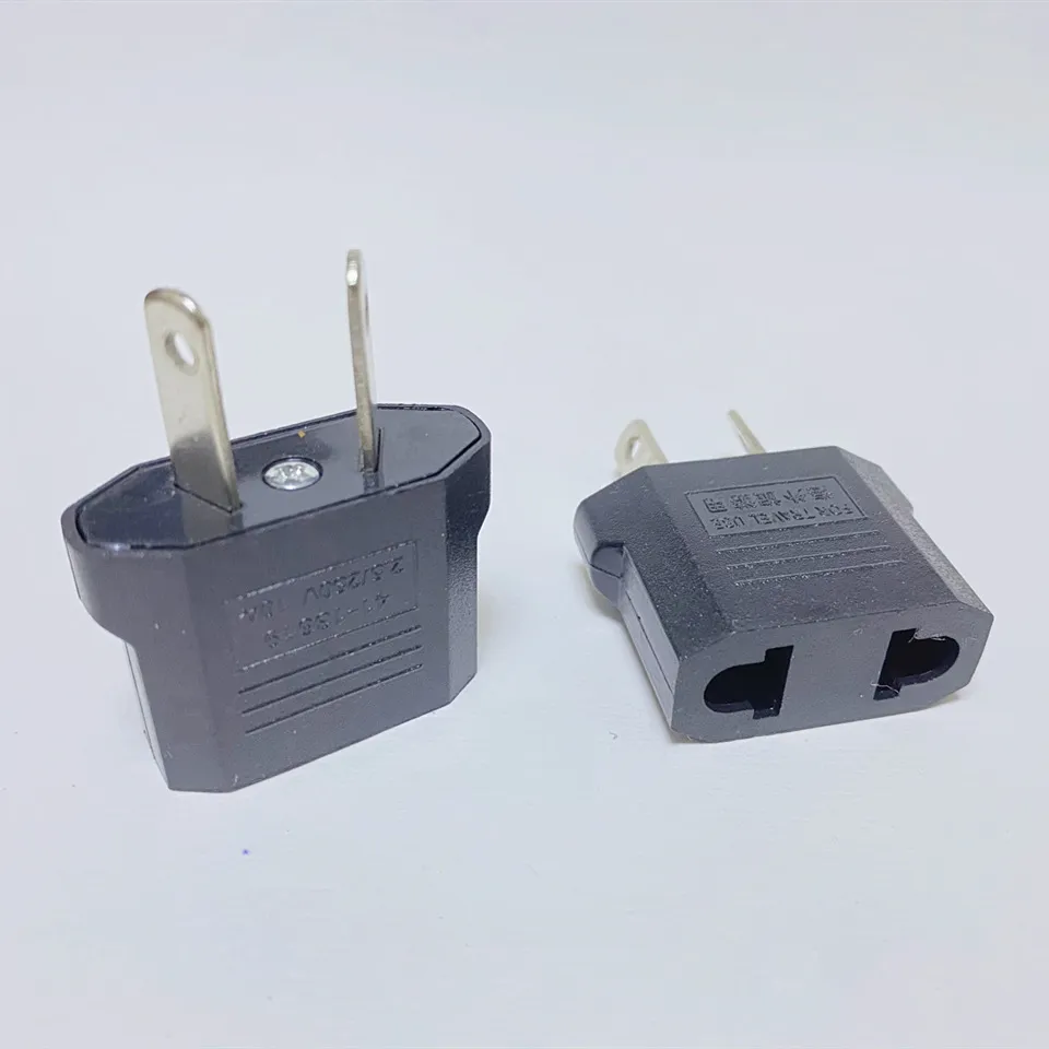 Universal European AC Plug Travel Adapter: EU To USA... From ...