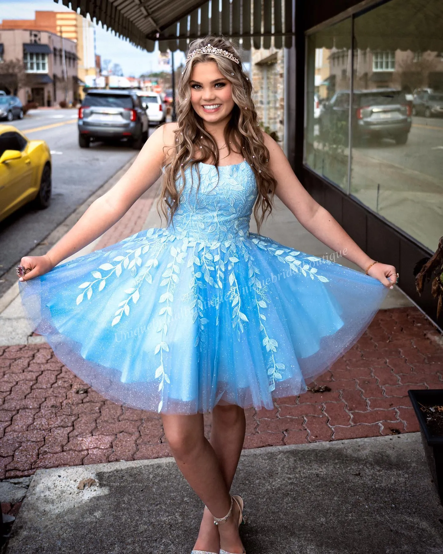 Vestidos de azul electrico hotsell