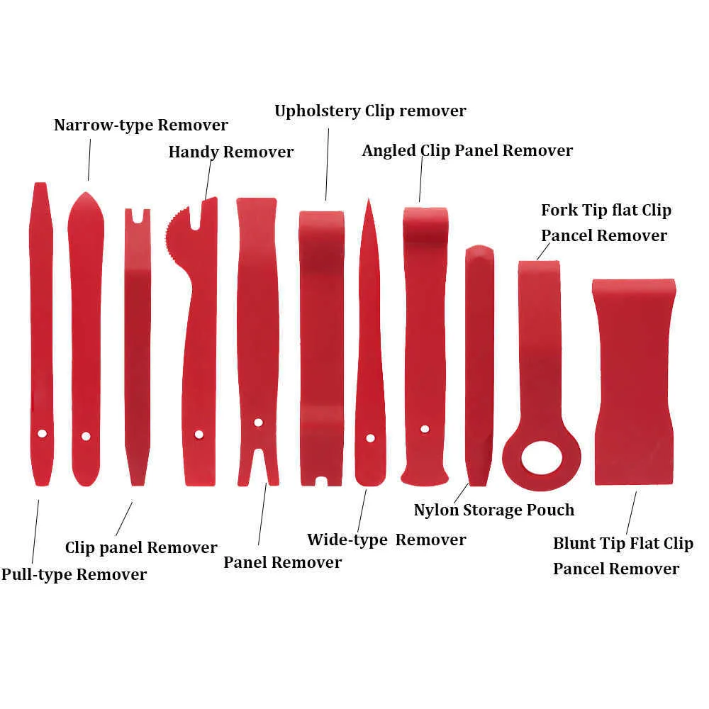 Kit D'Outils Démontage Garniture Intérieur De Voiture Agrafe De Panneau