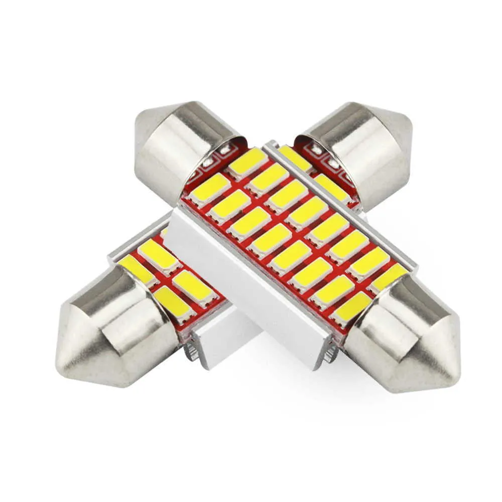 thumbnail image 2 of Syneticusa 10-Pack 42mm Festoon LED Bulbs – 5630 Chip 6000K White For Map/Dome Lights 2 of 4