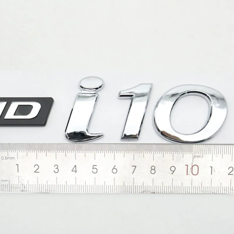 Hyundai GRAND I10 Emblem Rear Trunk Tailgate Number Plate Stickers One ...