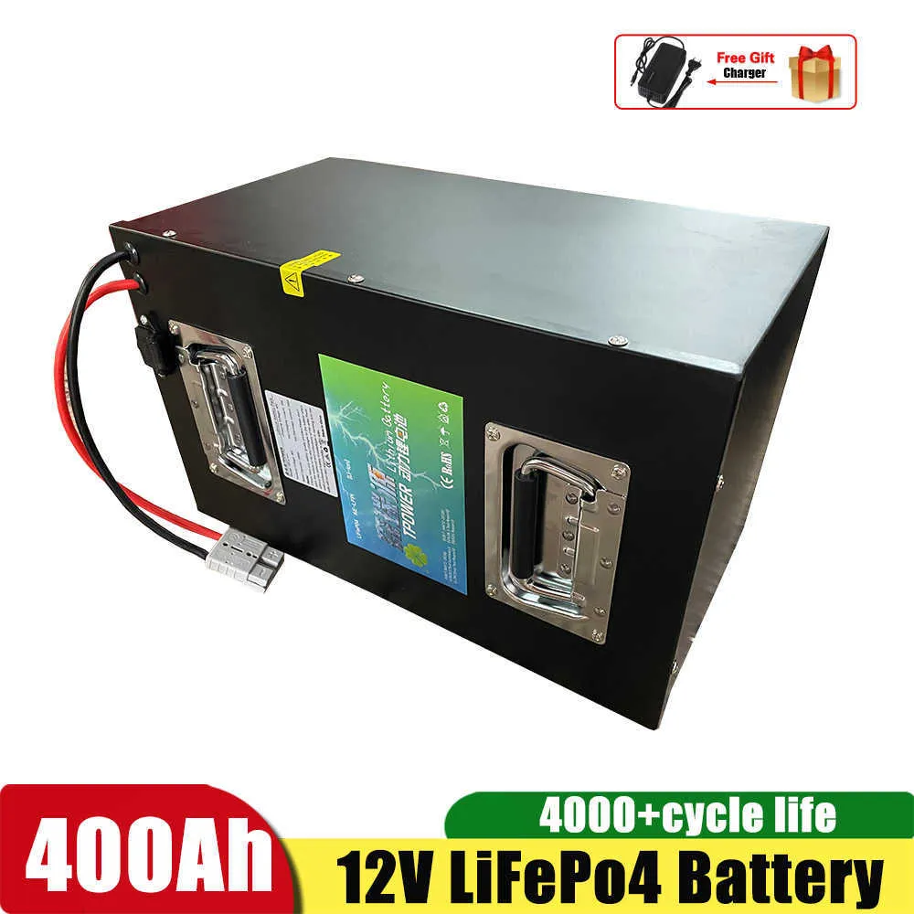 12V 400Ah LiFepo4 Lithium Battery Pack For RV Caravan Campers
