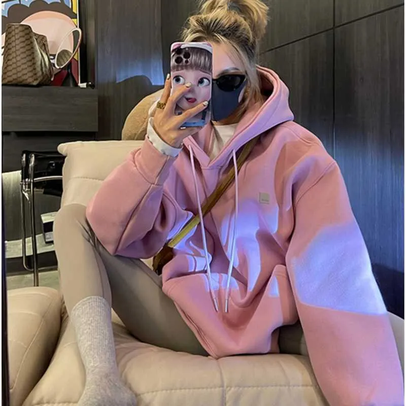 Pink outlet hoodies ladies
