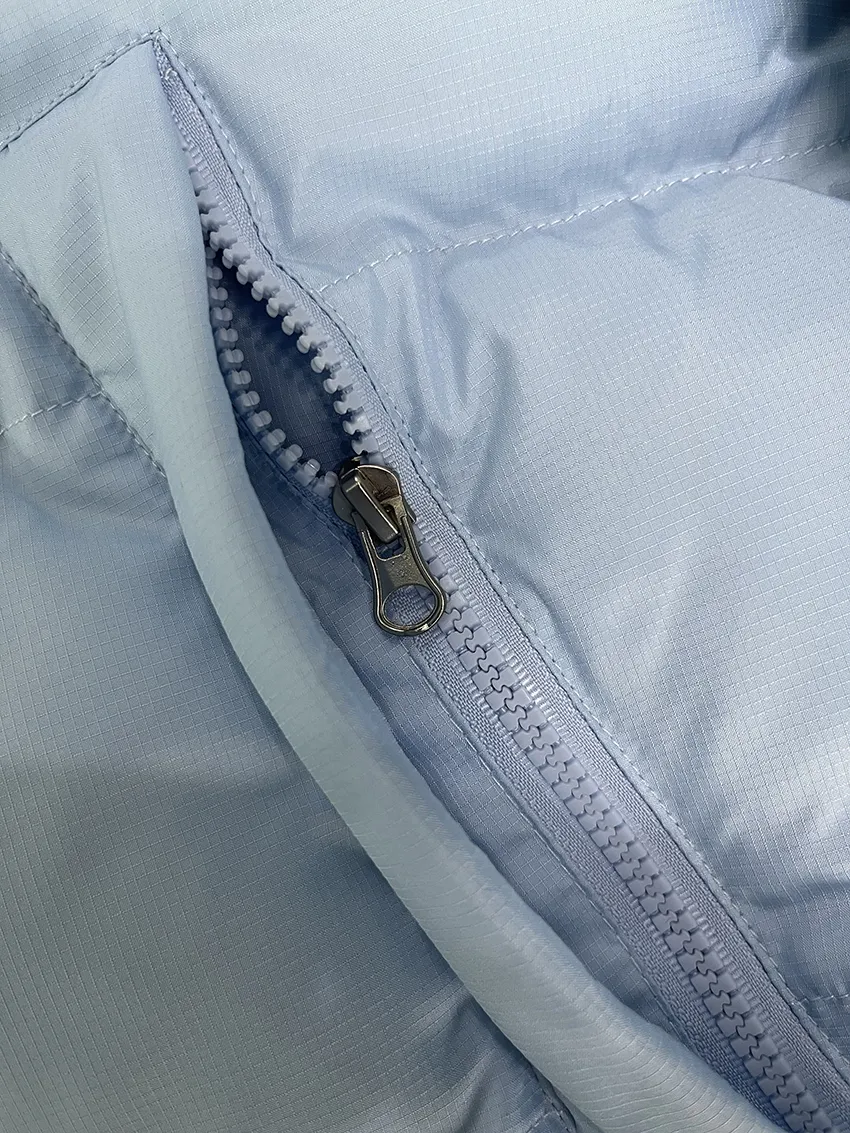 Trapstar Women's Decoded 2.0 Hooded Puffer Ice Blue - FW22 - US