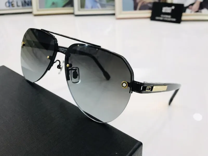 Montblan MB872 MB80573 Pilot Eyewear Designer Prescription Aviator  