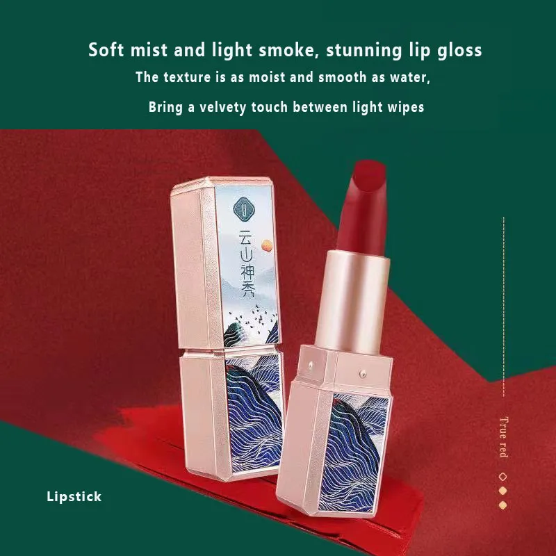 Hot selling cosmetics set Oriental Beauty Lotus Pool Moonlight gift box Velvet lipstick ivory concealer eye shadow styling powder fast delivery