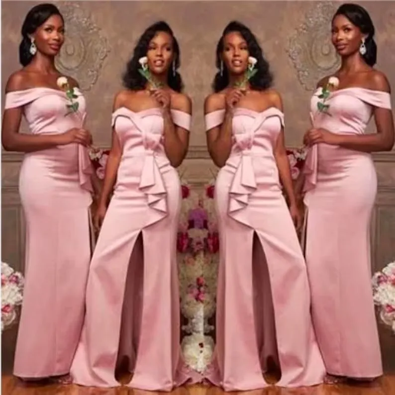 Vintage pink bridesmaid dresses top