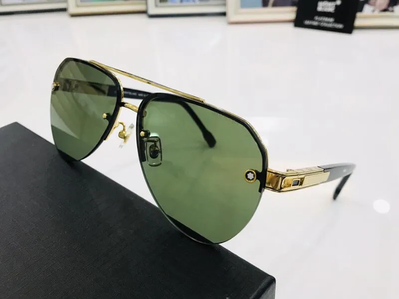 Montblan MB872 MB80573 Pilot Eyewear Designer Prescription Aviator 