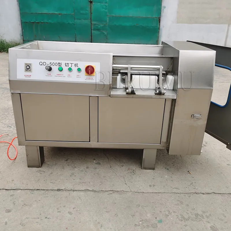 Fat Meat Dicing Machine Fish Meat Squid Frozen Meat Dicing Machine ...