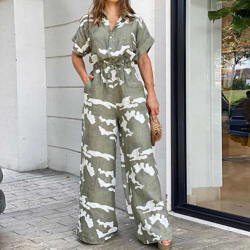 Camo print playsuit sales