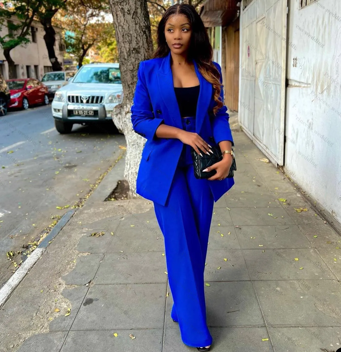 Royal blue blazer ladies sales