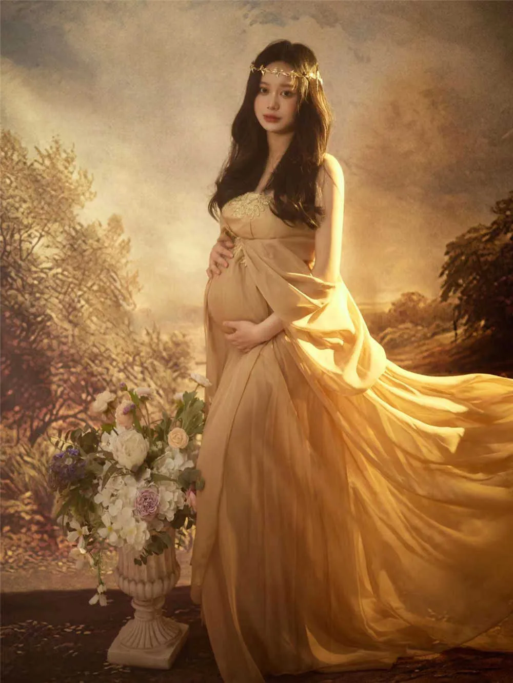 فساتين الأمومة الجديدة مثيرة صور أمومة ، فساتين الجلسة للنساء الحوامل ،  فستان فوتوغرافي ، فستان طويل الحمل من 155.64ر.س | DHgate