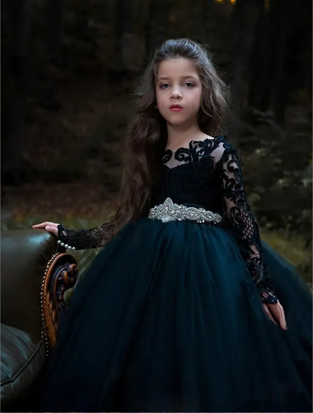 Vestidos negros de niñas new arrivals