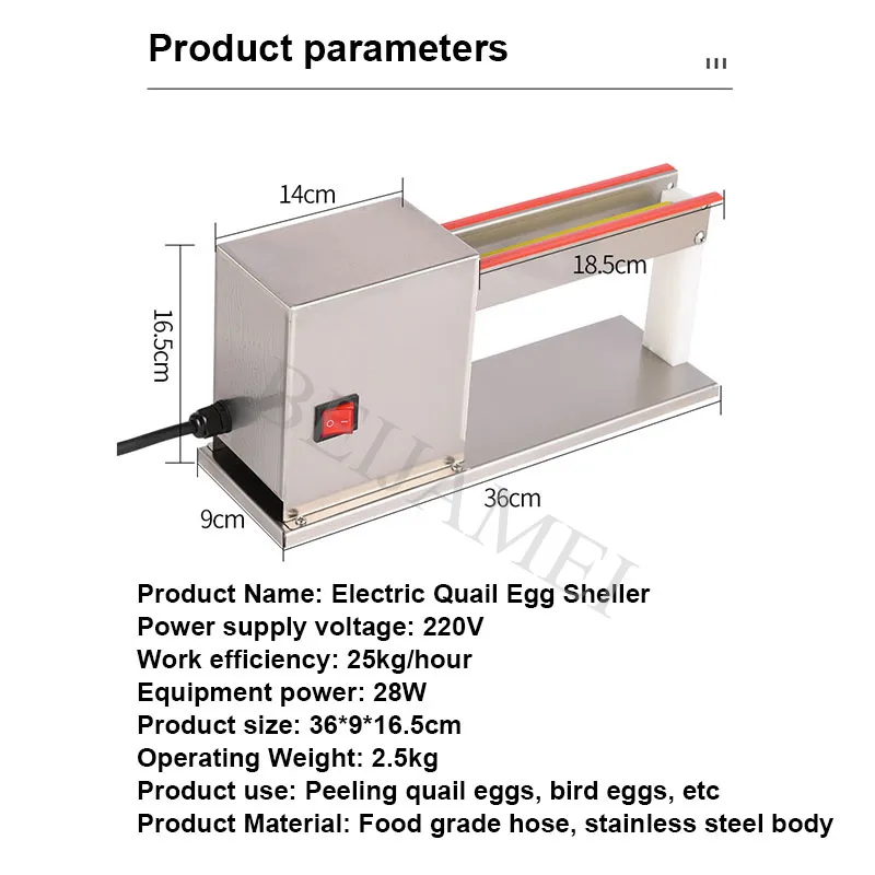 Commercial Egg Peeler Commercial Quail Egg Peeler Machine - Stainless ...