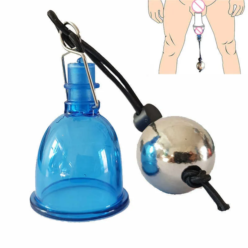 Male Penis Enlargement Extender Vacuum Stretcher Pump Hanger Bigger  Enhancement