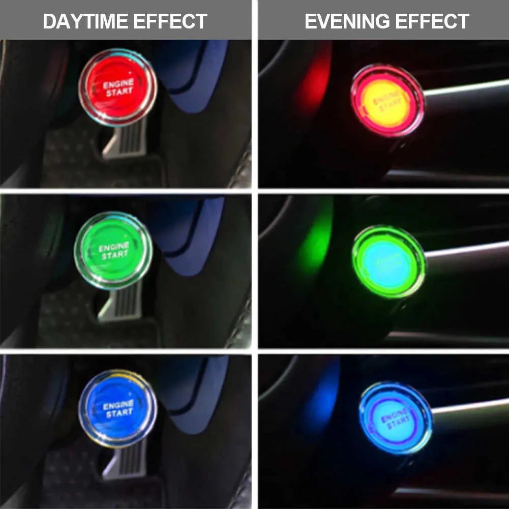 50A Push Button Keyless Racing Autozone Check Engine Light Start Button For DC 12V/24V Small