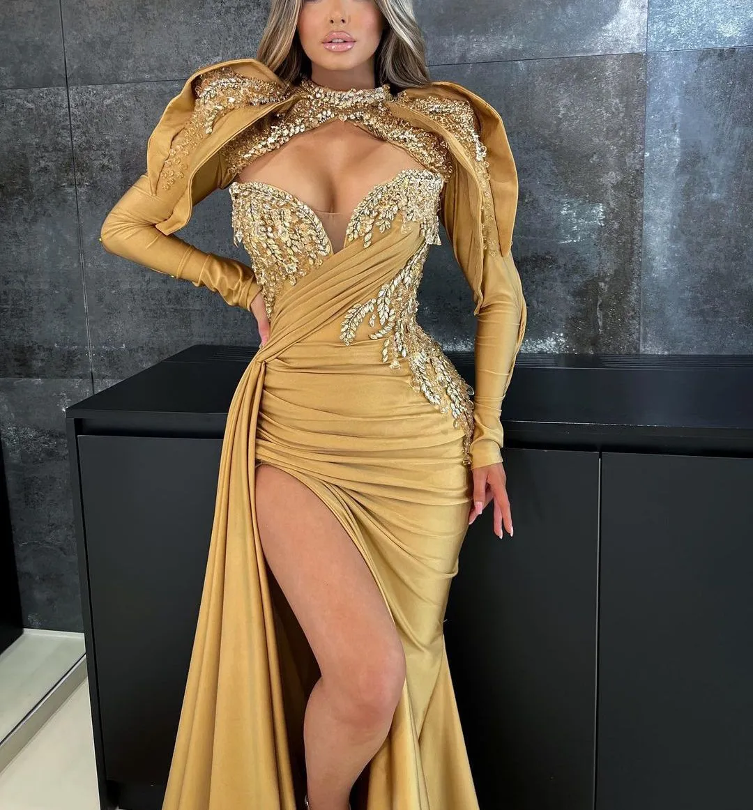 Gold Satin Mermaid Evening Dress with Lace-Up Zipper Back and Sweep Train, Plus Size from Dhgate Evening Dresses - price 179.4 Gold Satin Mermaid Evening Dress with Lace-Up Zipper Back and Sweep Train, Plus Size from Dhgate Evening Dresses - price 179.4