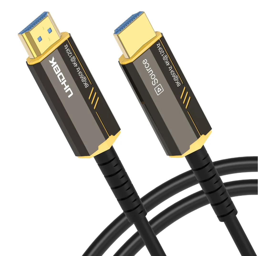 Cable HDMI 2.1 30 mètres Fibre Optique pour vidéoprojecteurs et TV