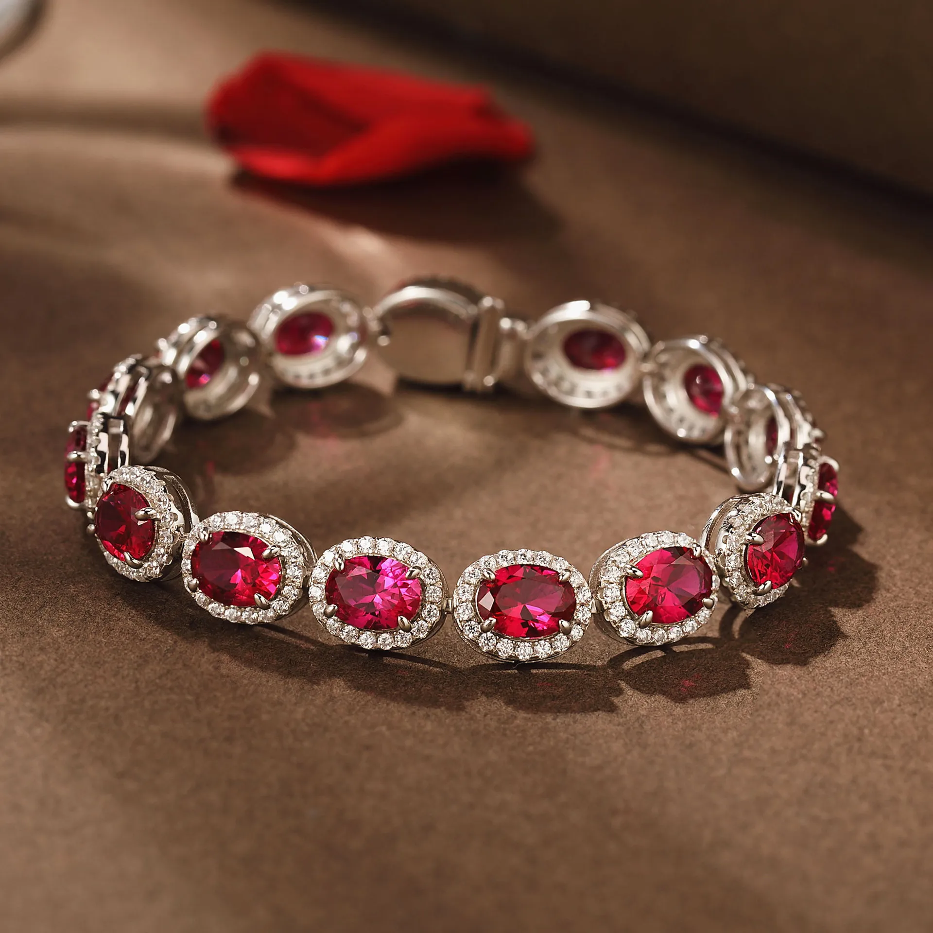 Ruby tennis cheap bracelets