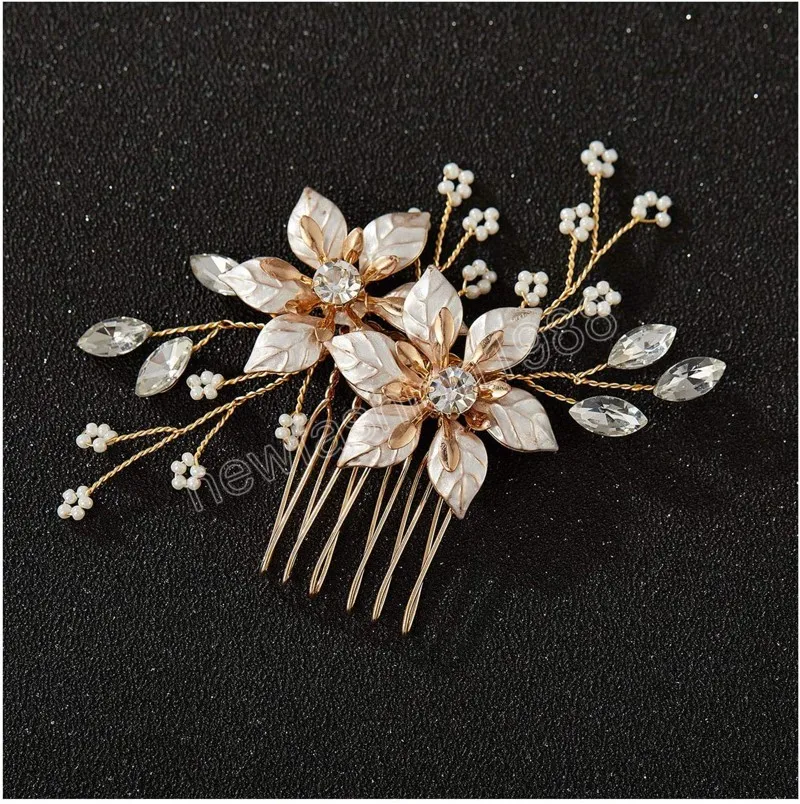 Crystal sales hair jewelry