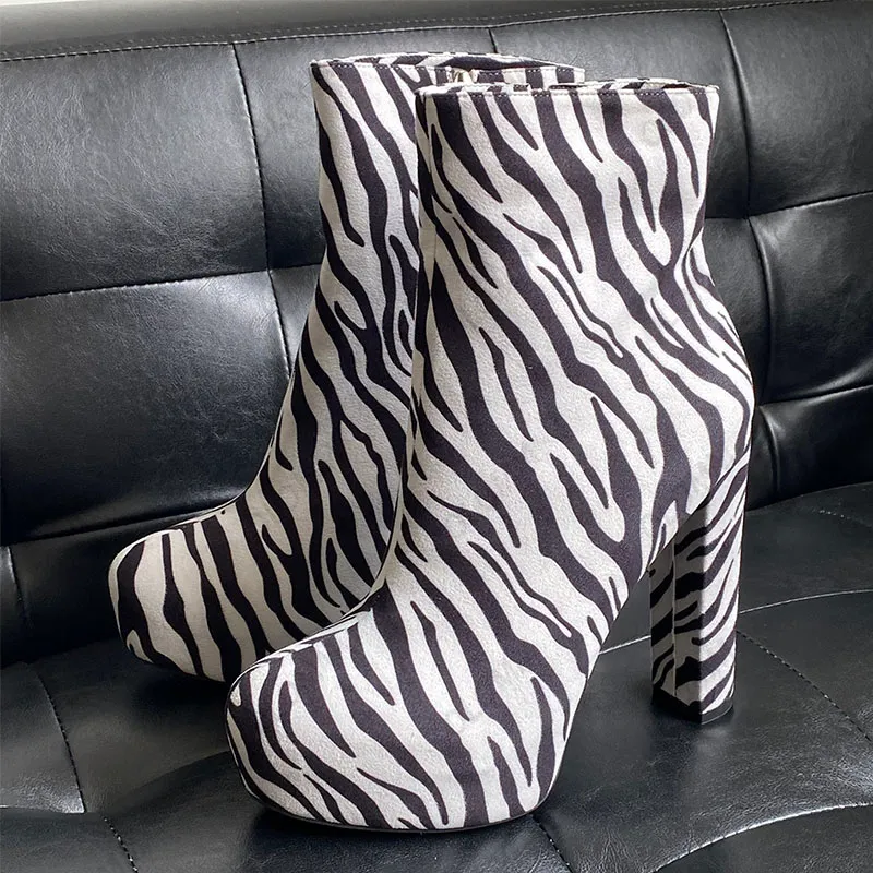 White booties round toe clearance