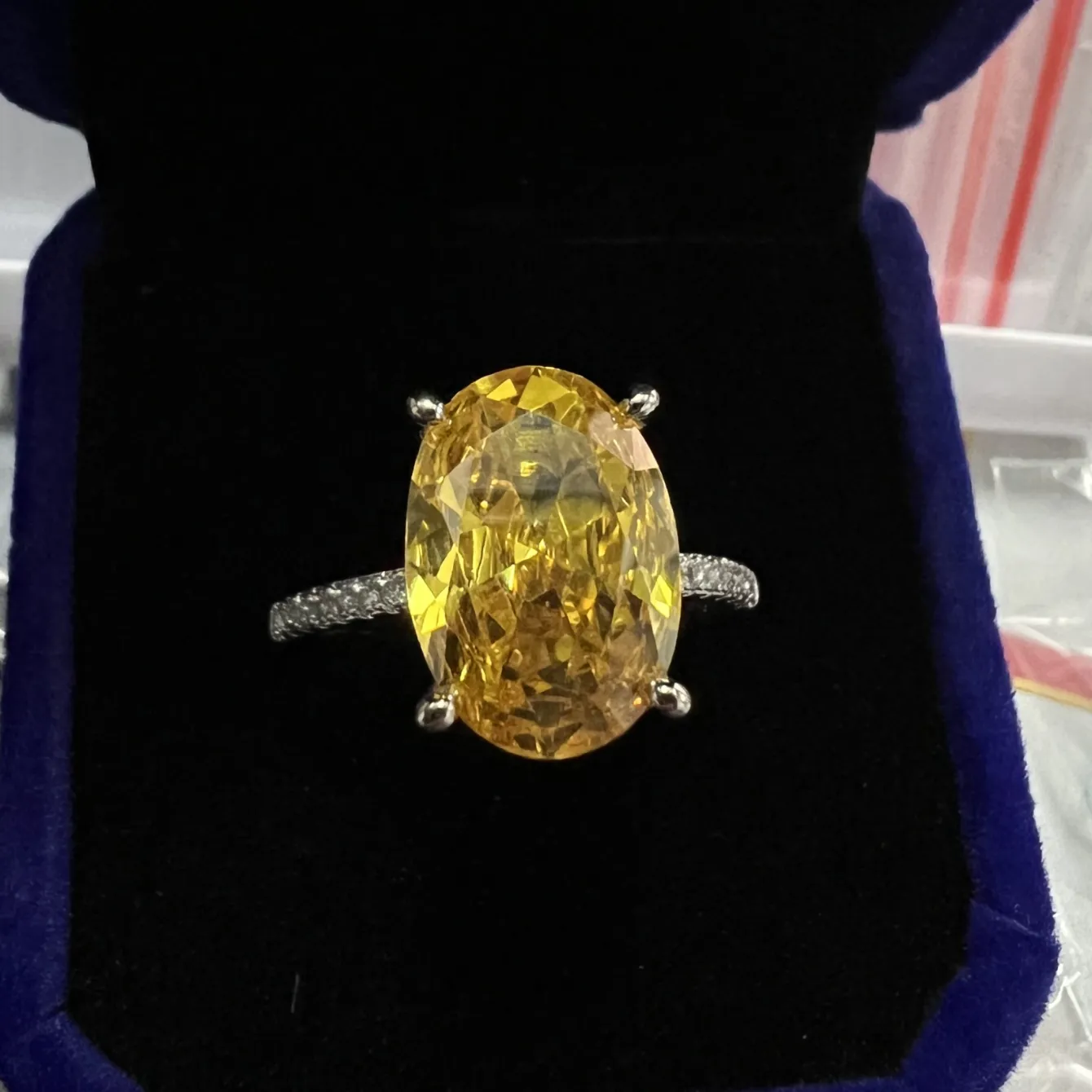 ブライトオーバル 6ct ラボピンクダイヤモンドリング 925...を￥1,513 