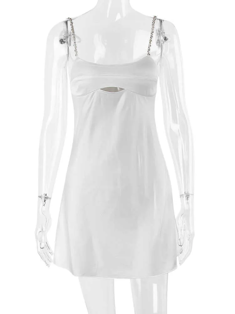 sachin and babi light blue dress Fit-and-flare Mini Dress With Rickrack Trim For Women