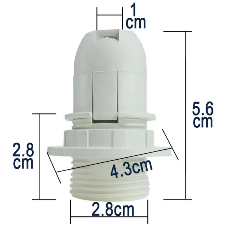 Light Bulb Holder With Half Tooth Screw Stand E27 Lamp Holder