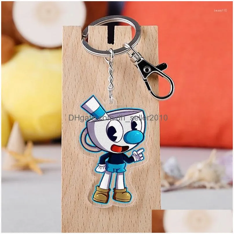 Cuphead plush keychain shop