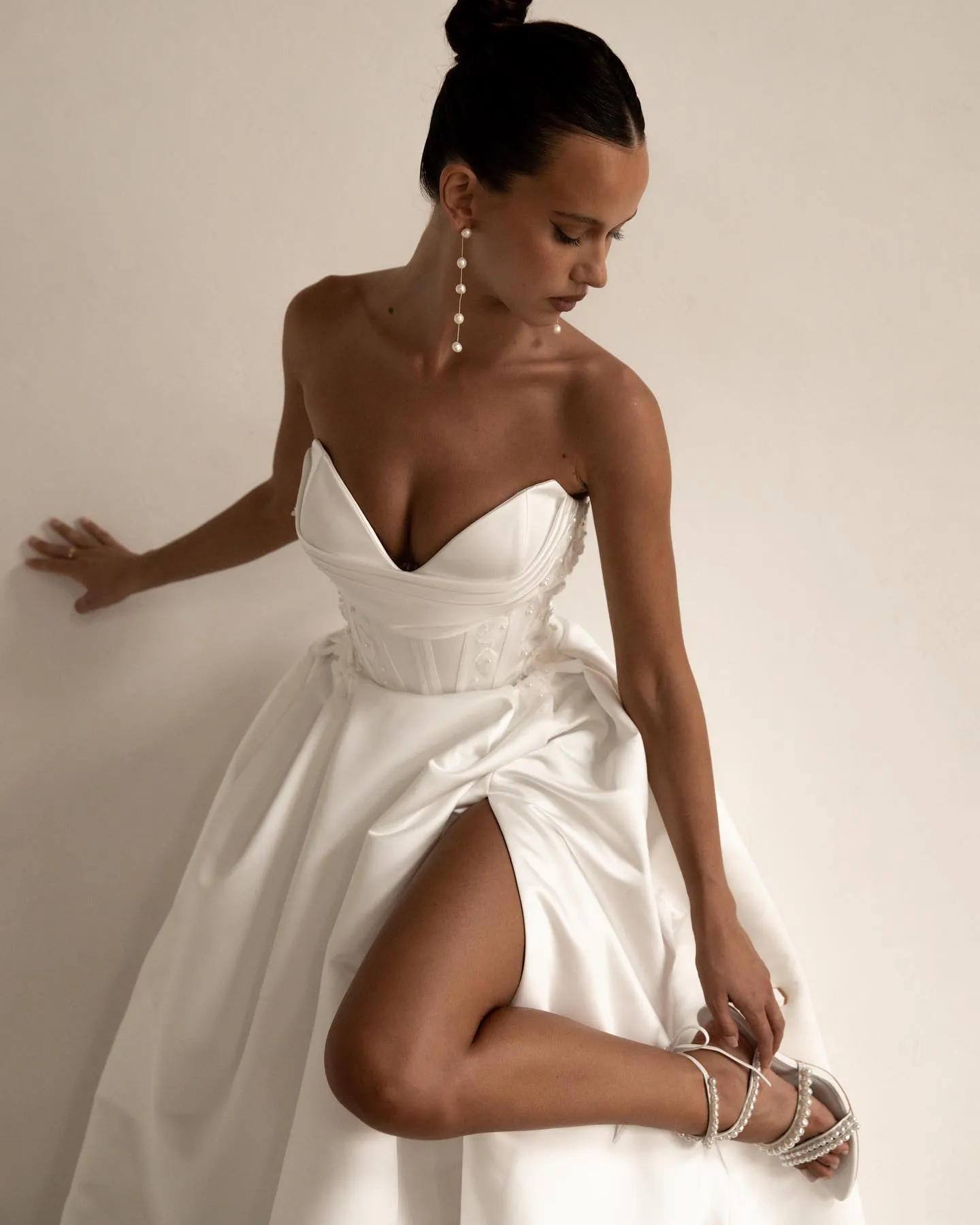 FINGERINSPIRE Strassapplikation Für Hochzeitskleid - 180mm Kristall-Gürtel Dekoration