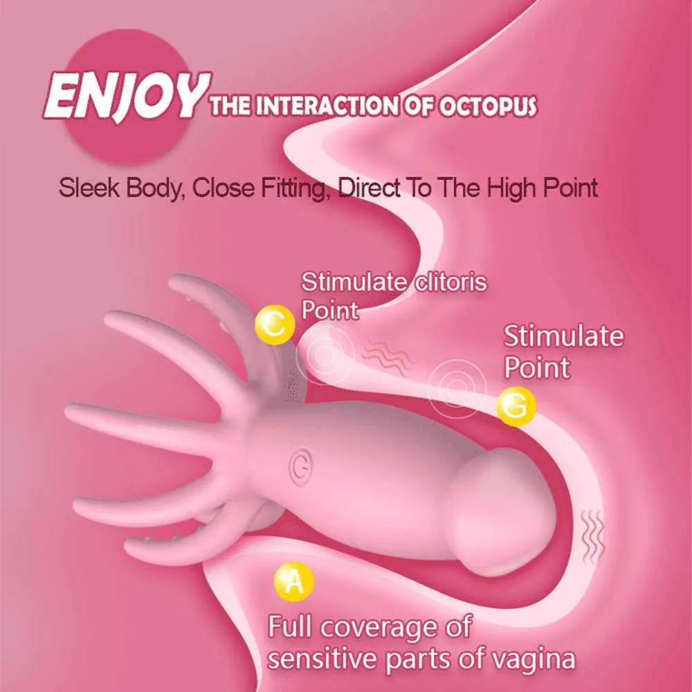 ₩28,267에서 원격 제어 문어 낙지 딜도 진동기 10 모드 진동 엉덩이 플러그 젖꼭지 빨기 마사지 클릿 자극기 여성 섹스 토이  50% 저렴한 온라인 판매 | DHgate