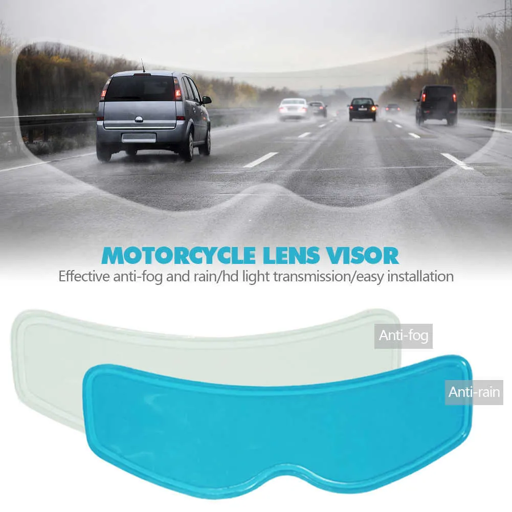 Film anti-buée pour visière de moto Film universel pour casque contre la  pluie