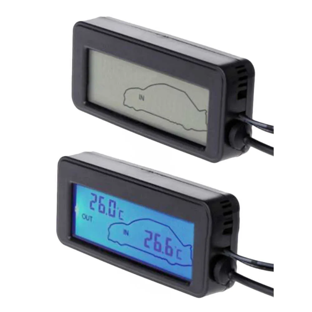 Thermomètre intérieur et extérieur avec affichage LCD numérique