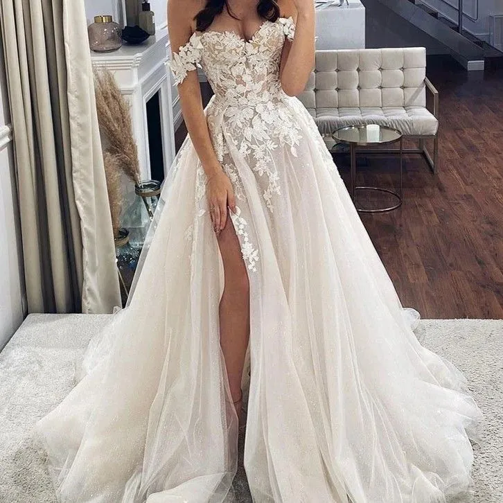 Short Wedding Dresses For Bride 2025 Beach Mermaid Lace