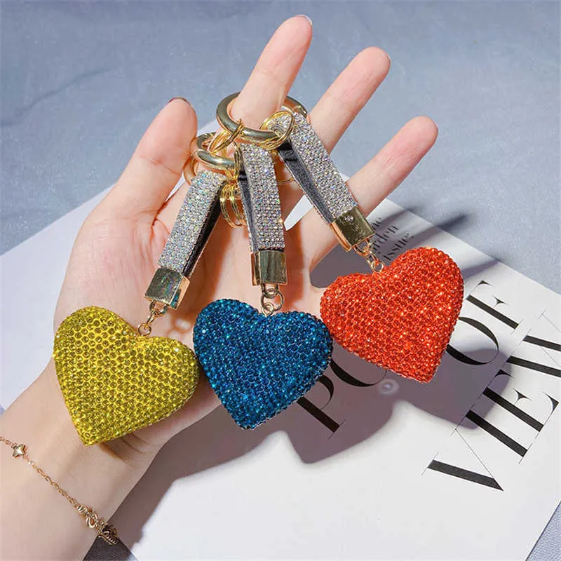 Heart shaped store key ring holder