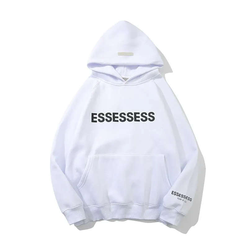 トップス maison de dolce essential hoodie Essenialsweashirs Hoodie with Detachable Hat Organic Cotton Loose