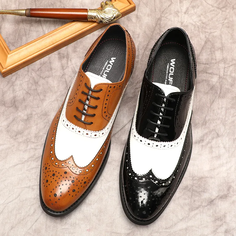 Zapatos de dos colores para hombres outlet