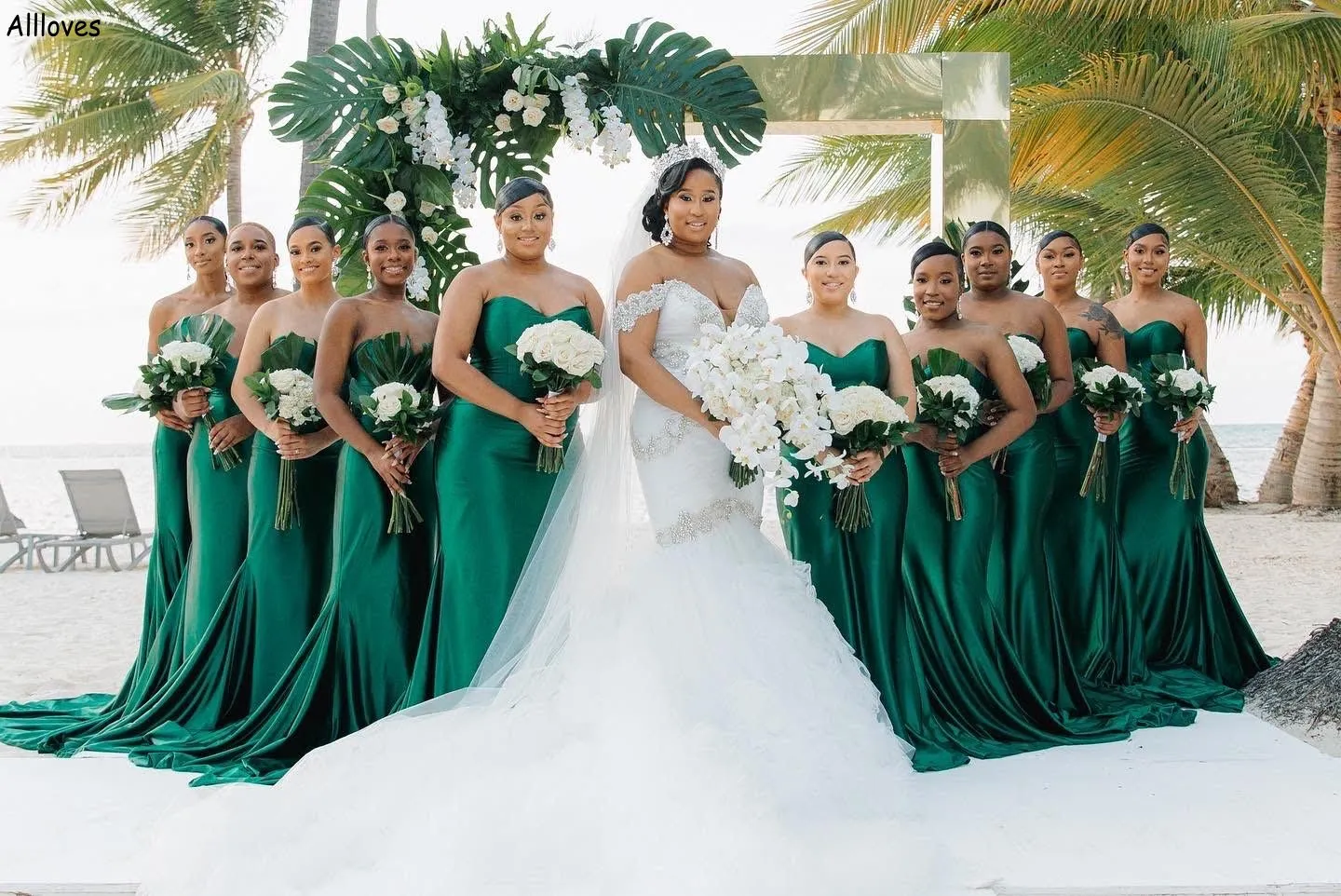 Green silk wedding dress new arrivals