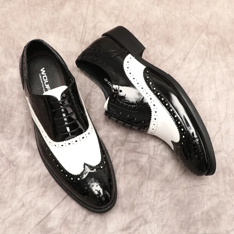 Zapatos de dos colores para hombres store