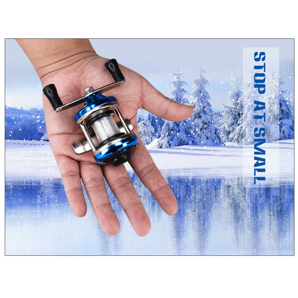 Portable Mini Metal Plastic Drum Wheel Ice Reel With Wires Ideal For  Outdoor Bucket Ice Fishing Shack Accessories P230529 From Mengyang10,  $18.23